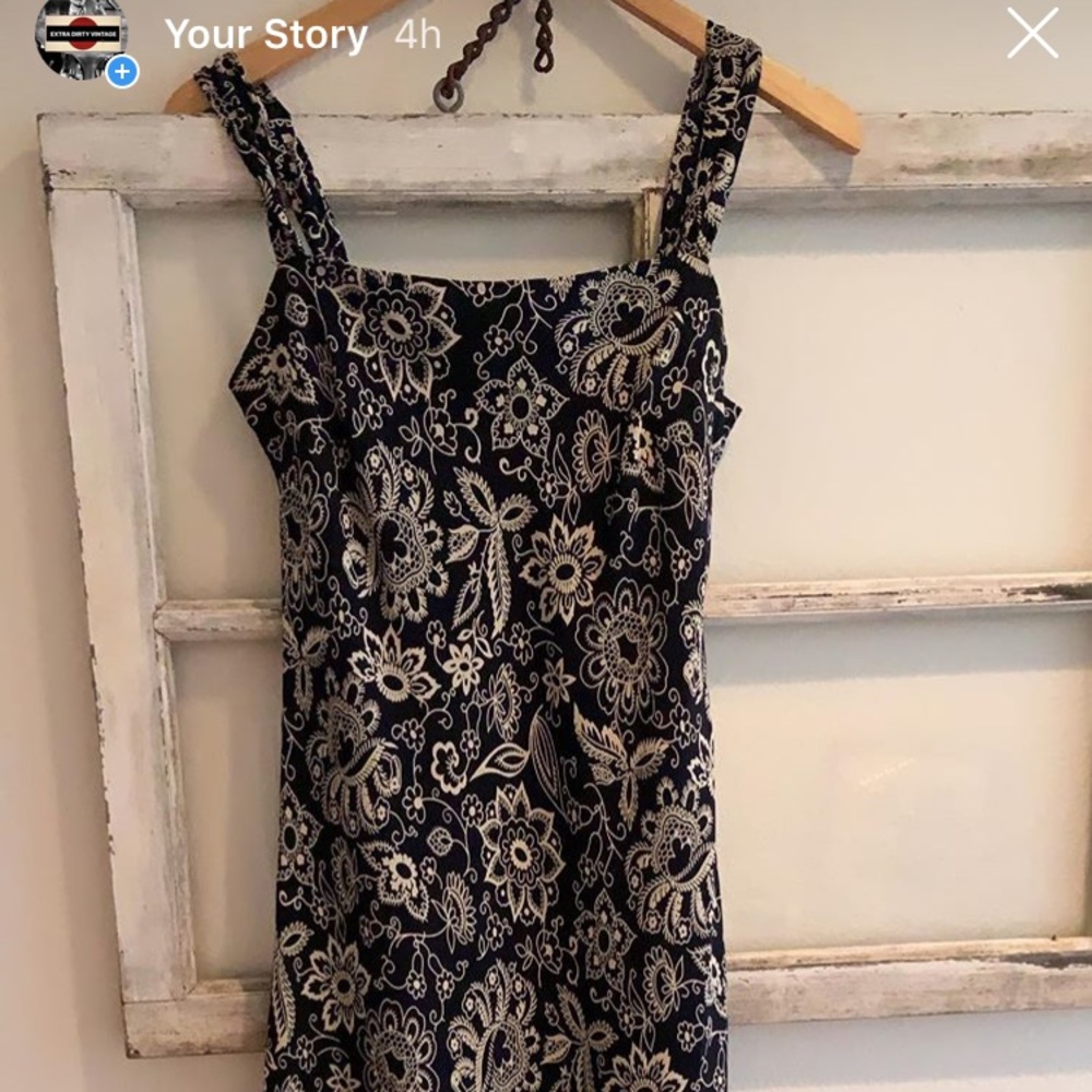 Vintage Ralph Lauren midi dress